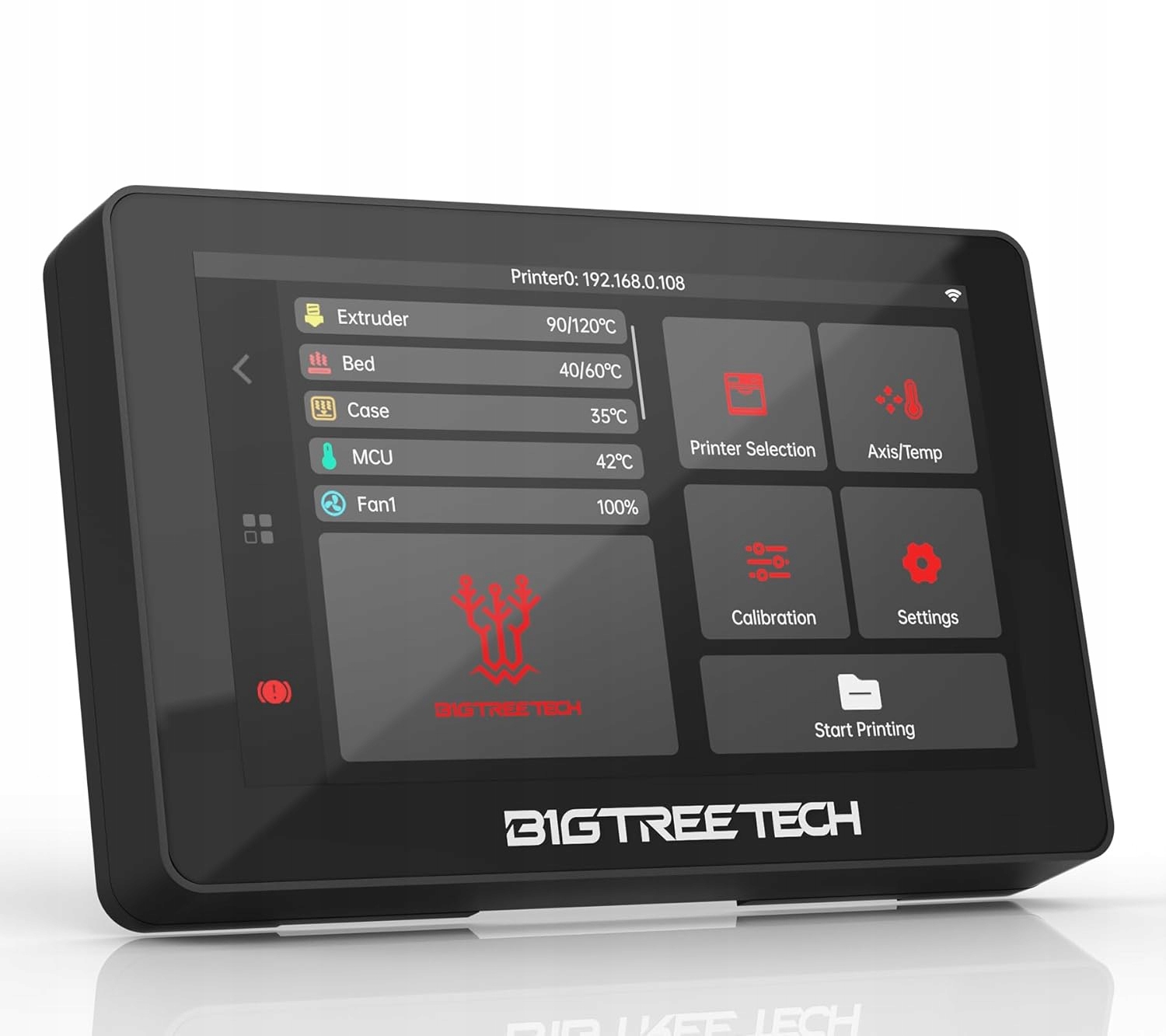 3D obrazovka tlačiarne Bigtreetech K-touch V1.0 dotyková Mobilný klip