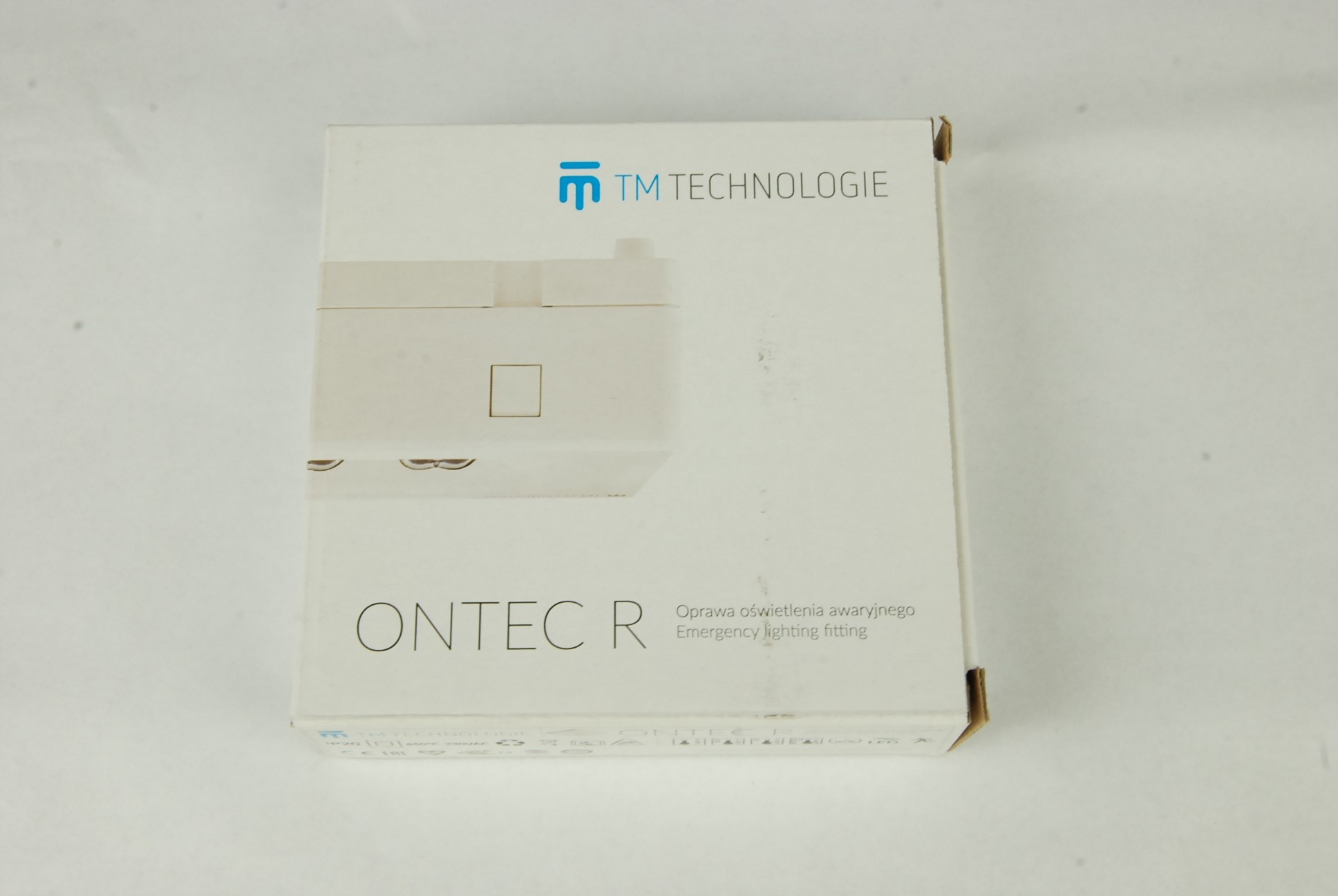 OPRAWA AWARYJNA ONTEC R C1 180 NM AT W BIAŁA Zasilanie 230 V