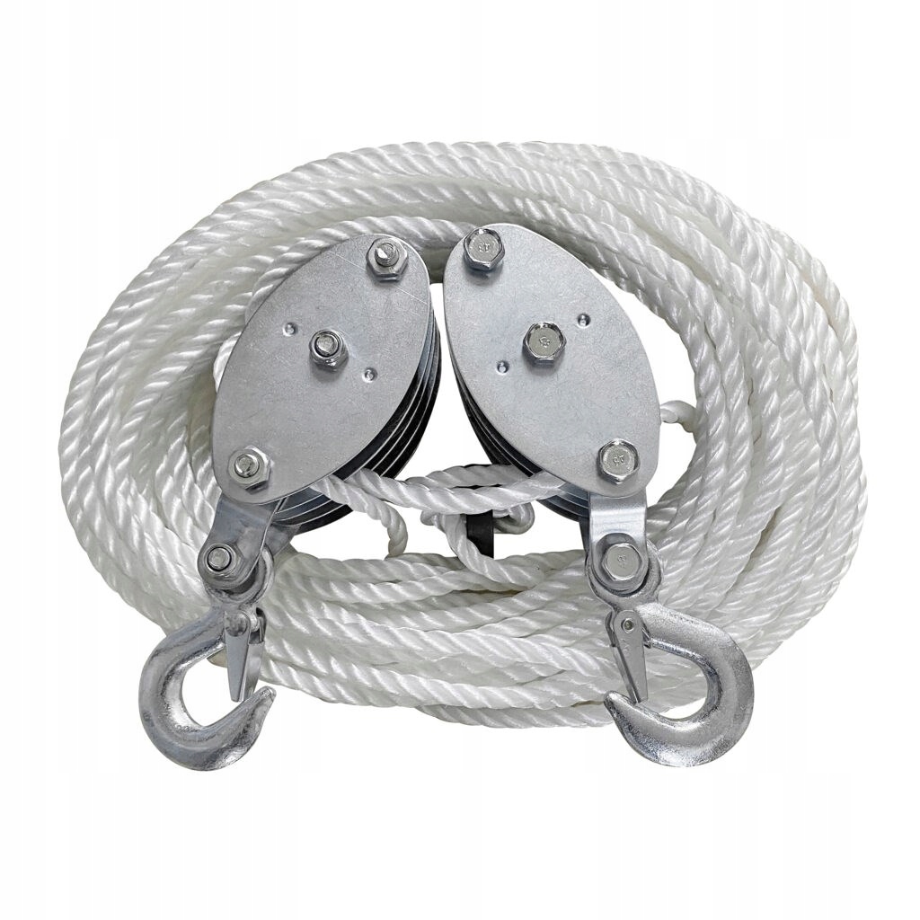 Блок разрывная сила 1000 кг трос 20 м