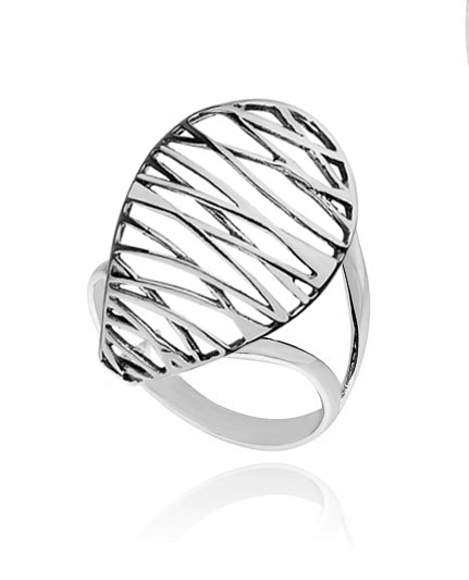 

Pierścionek Srebrny Ażurowy Srebro 925 Rozmiar 24