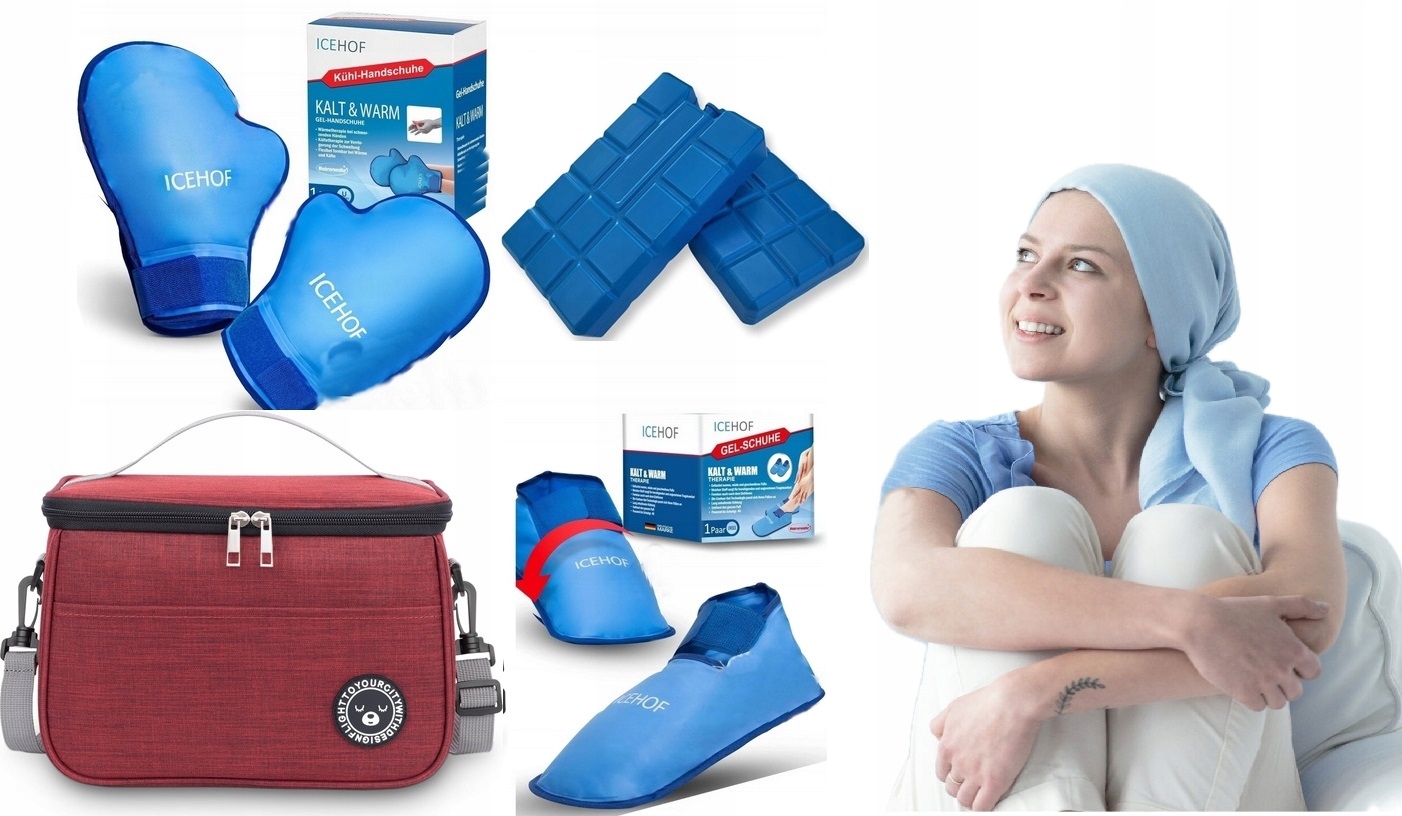 Zestaw Onkologiczny Do Chemioterapii Buty Rękawice Torba Wkłady chłodzące