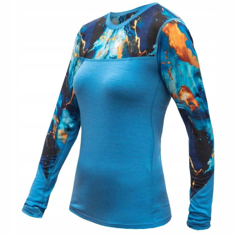 Sensor Triko Merino Impress dámské dlouhý modrá M
