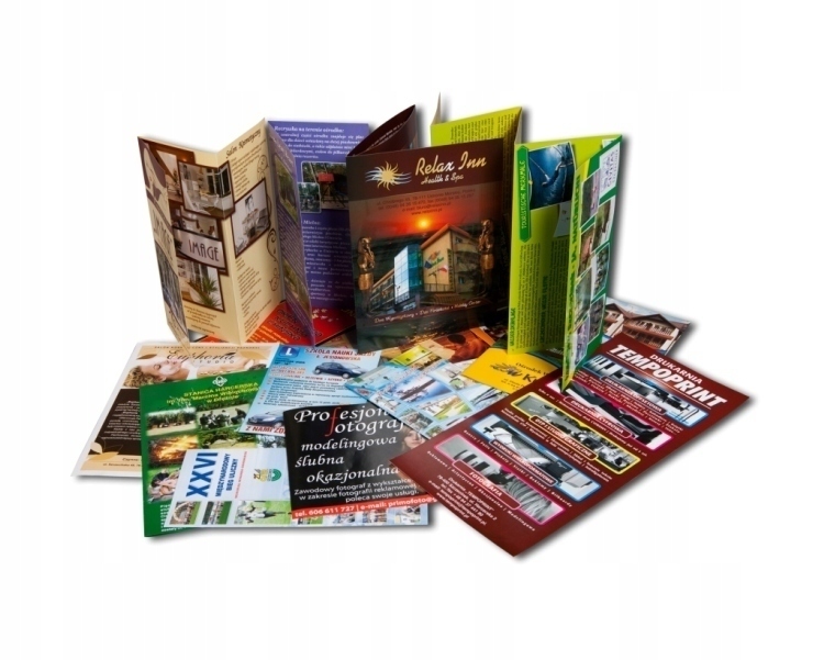 

Ulotki A6 jednostronne 100 szt 135g