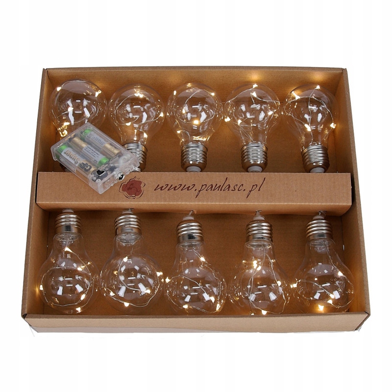 

Girlanda Lampki Lampeczki Żarówki Ciepłe 10cm