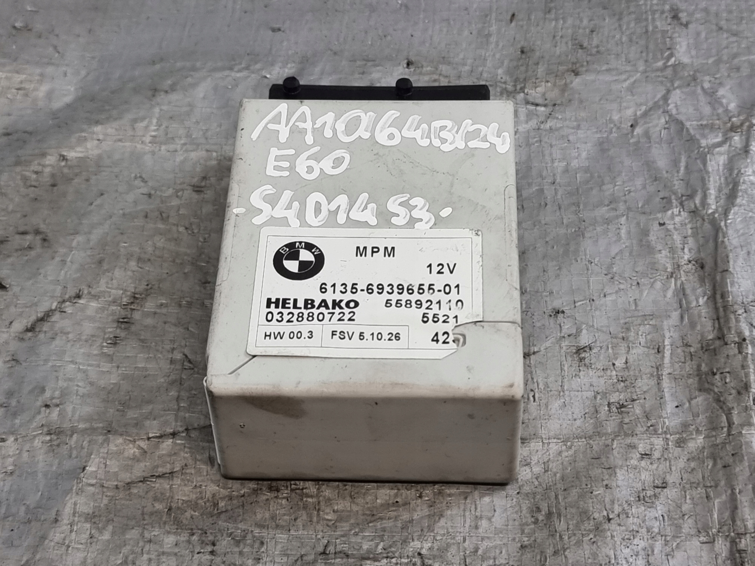 Module Unité de contrôle POMPY Carburant OE 6939655 BMW SERII 5 E60 530d 03r