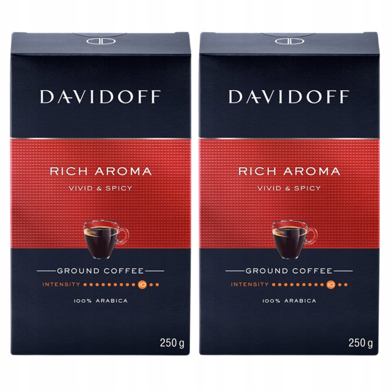 Levně Davidoff Rich Aroma 250g Mletá Káva x2