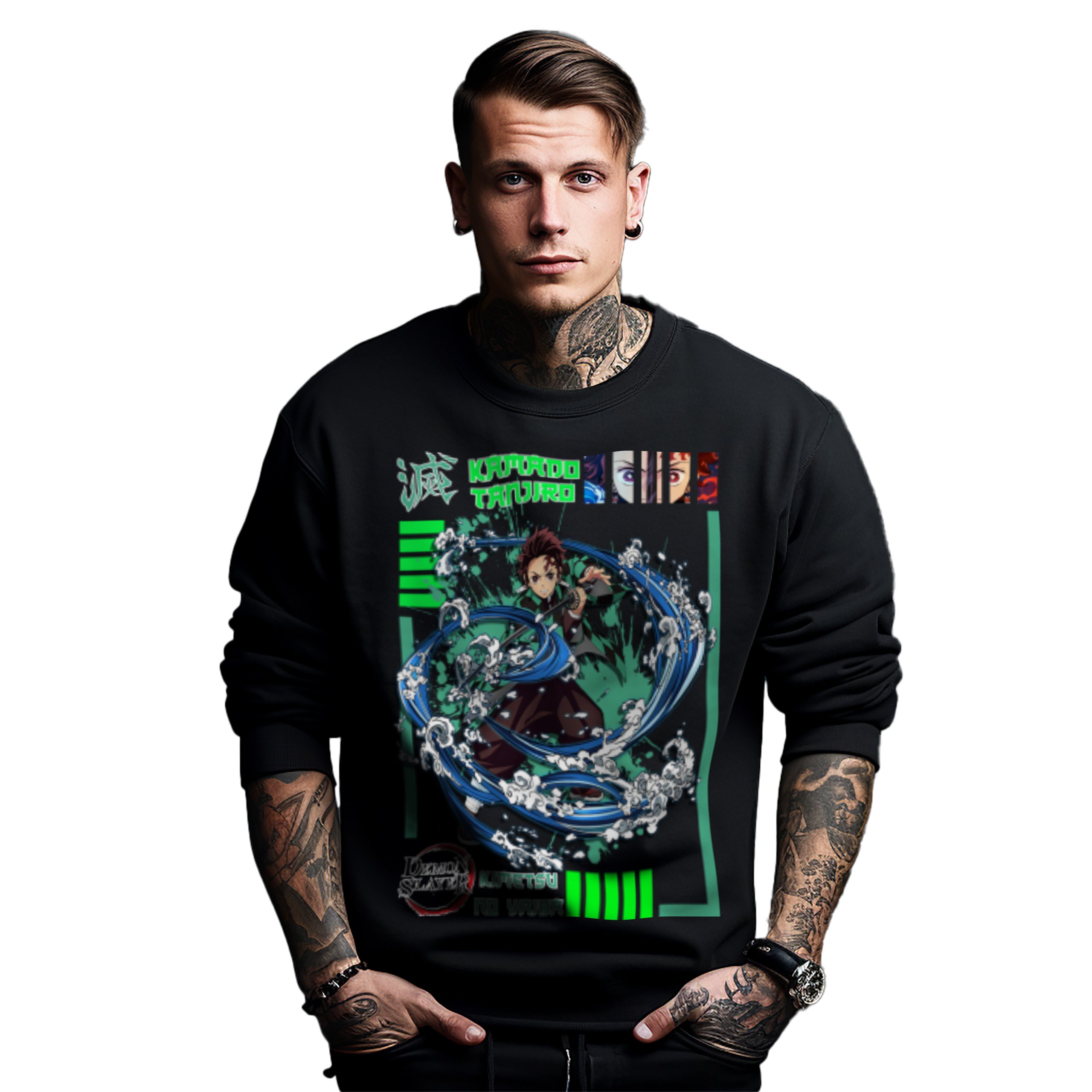 Mikina s potiskem Anime Demon Slayer Kamado Tanjirou