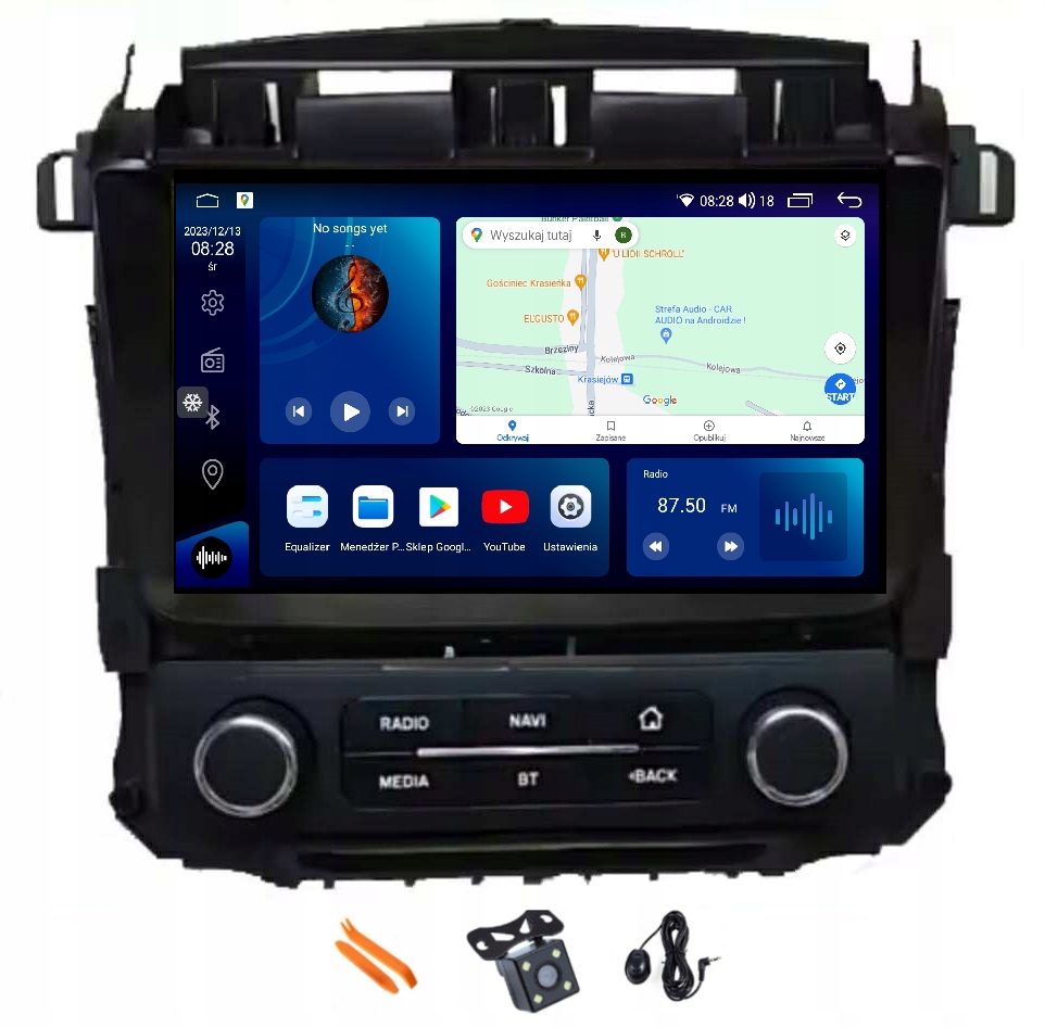 Radio Android Nawigacja Qled Carplay Lte Chevrolet Tahoe Gmc Yukon 14-21