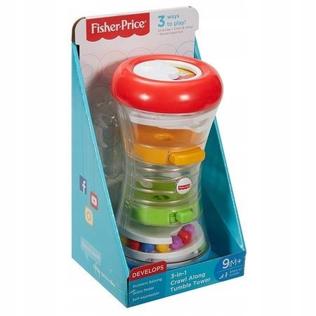 Fisher-Price DRG12 AKTYWIZUJACA WIEŻA 3W1 Wiek dziecka 9 m +