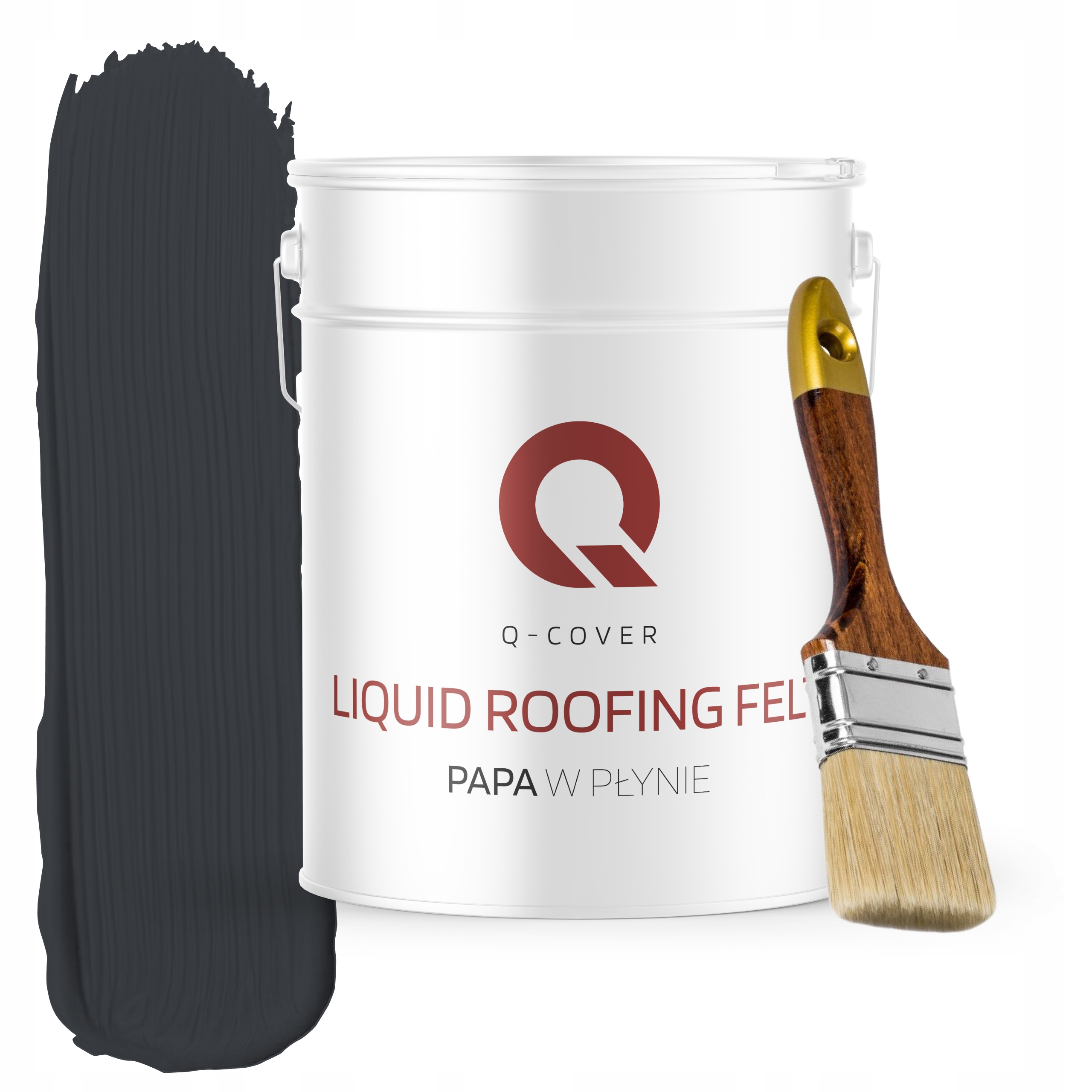 Tekutý tesniaci prostriedok 13 kg Spoľahlivý na strešný plech Oceľový štetec