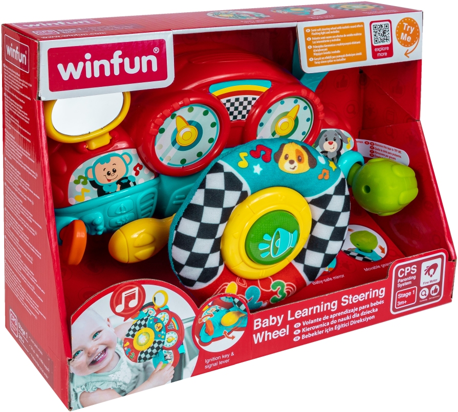 MÓWIĄCA KIEROWNICA DLA DZIECKA INTERAKTYWNA SYMULATOR JAZDY Kod producenta SP83676
