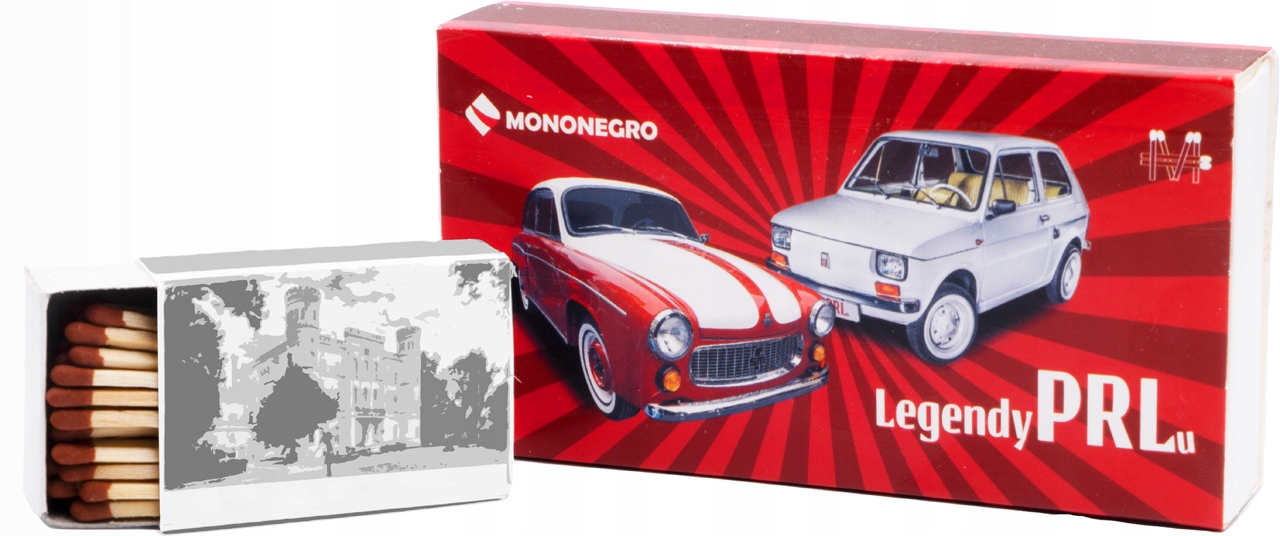 Zapałki Gospodarcze 250szt 55mm Legendy PRL EAN (GTIN) 5908264445023