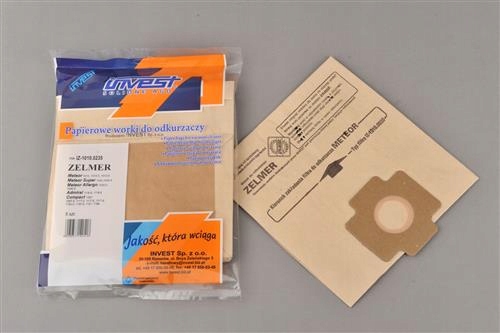 Zestaw Worków Odkurzacza Zelmer 1010 Bez Filtr