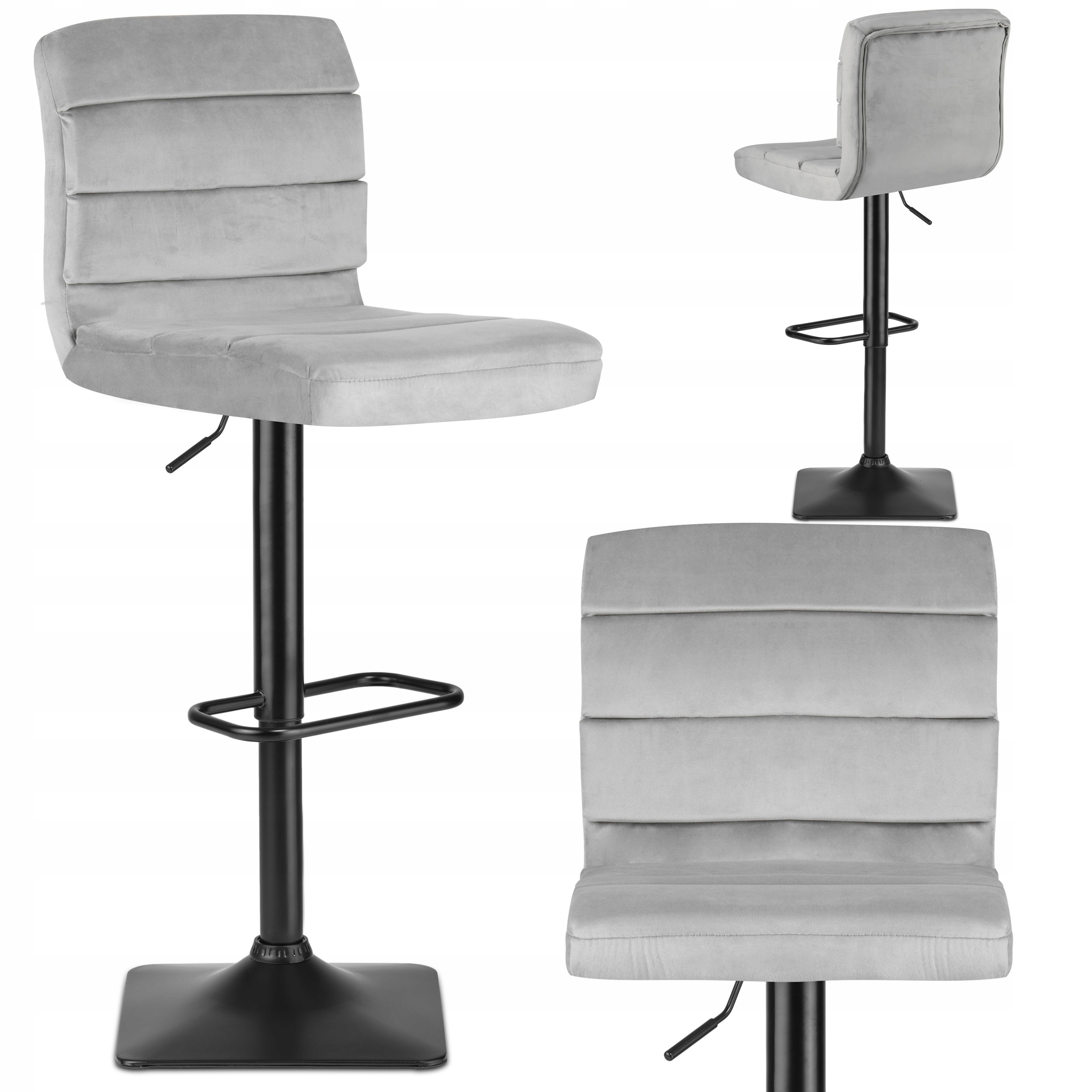 

Hoker Krzesło Barowe Stołek Obrotowy Regulowany