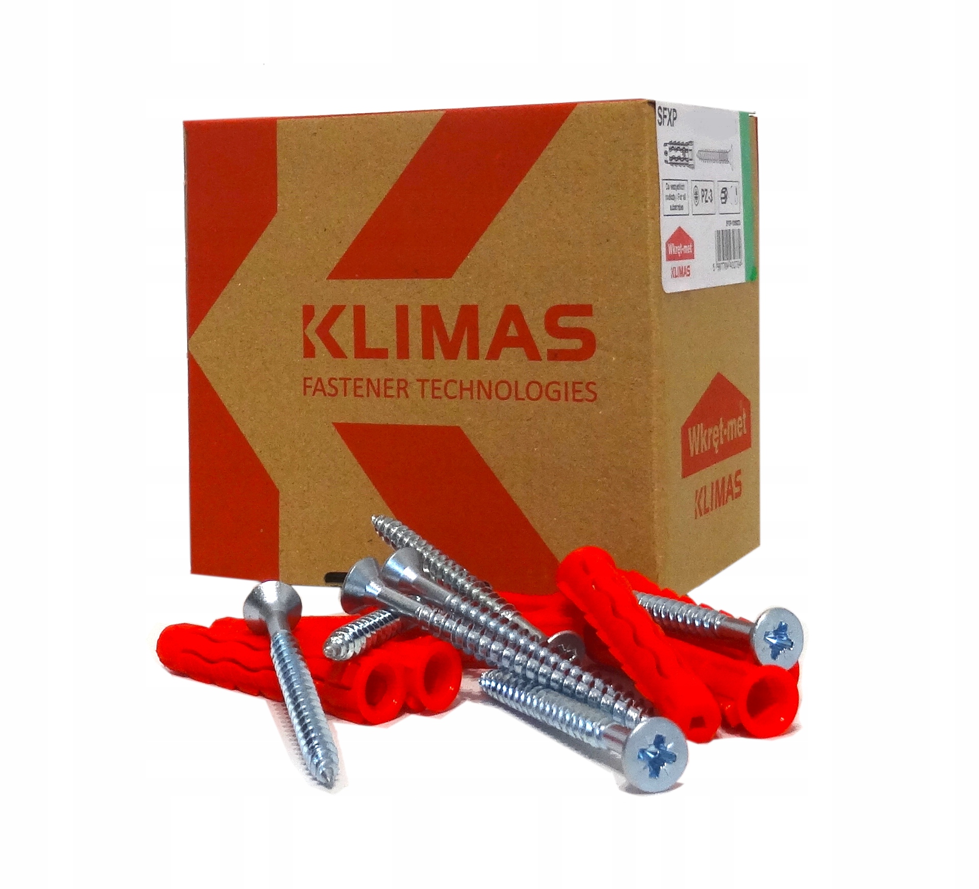 

Kołki rozporowe Sfxp 8x40mm wkręt 5x50mm 100szt