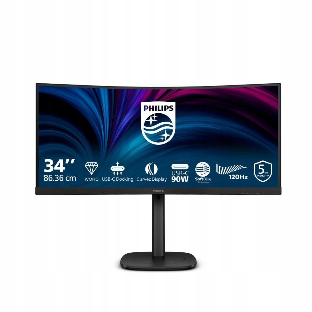 Philips Mt Va Led 34" 34B2U3600C/ 00 3440x1440, Va, 120Hz, Prohnutý,…