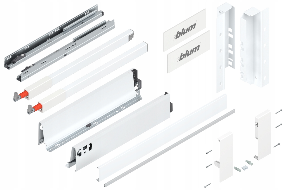 Blum Tandembox 350 Šuplík , Vnitřní střední, C, Bílá