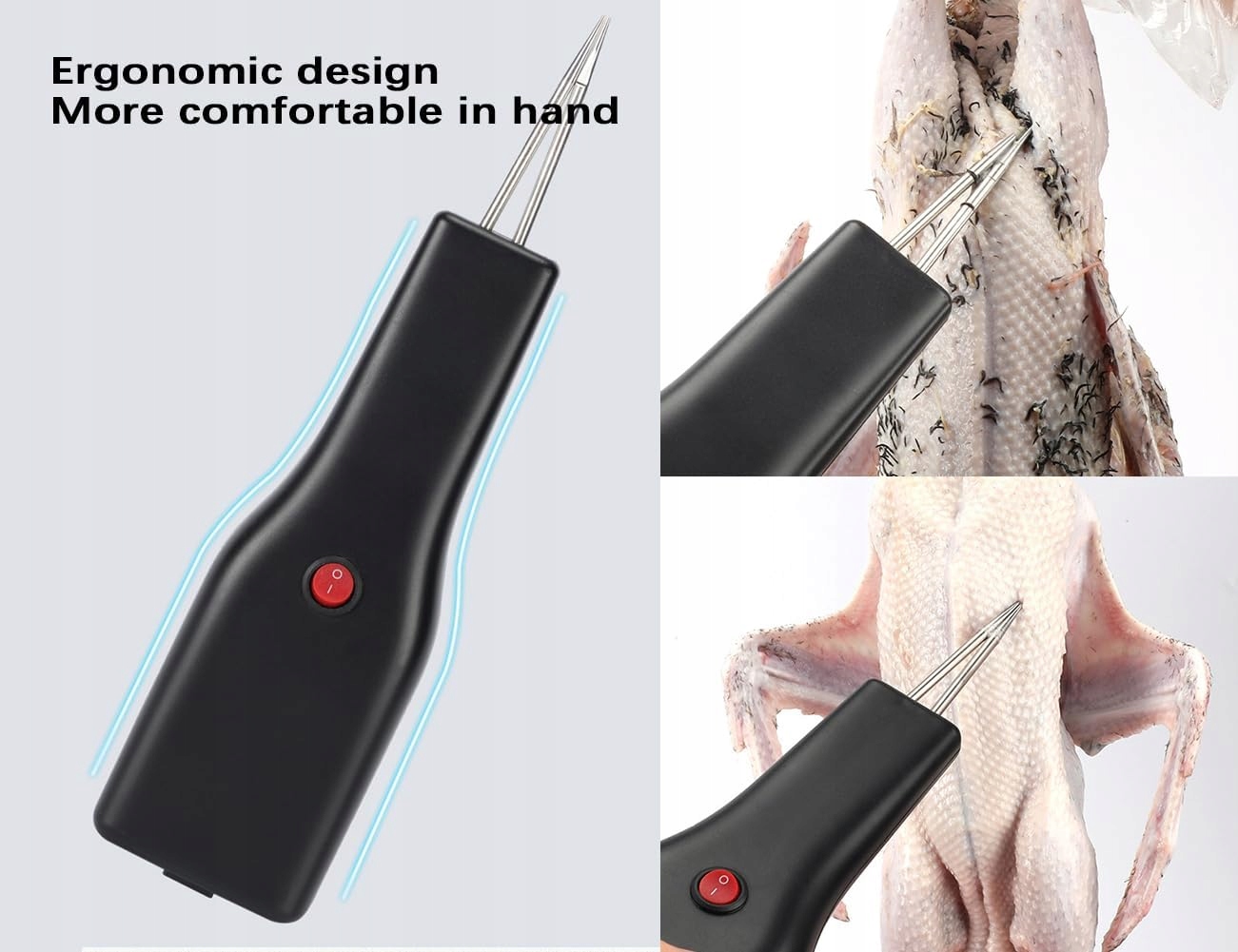 SKUBARKA ELEKTRYCZNA DO DRÓB ,KURCZĘ, GĘSIE, PIÓRA INDYCZE WYSOKA WYDAJNOŚĆ Kod producenta Handheld Chicken Plucker