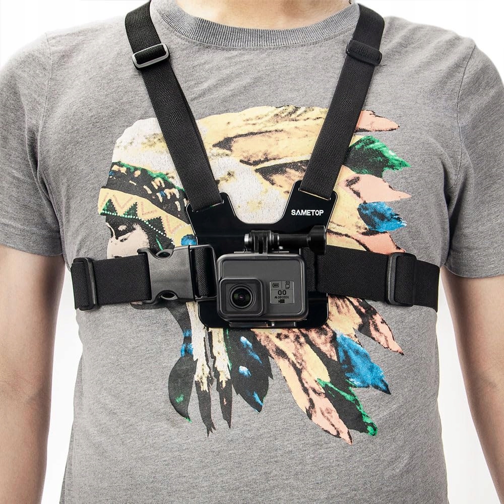 Pasek Na Głowę Pas Na Klatkę Do GoPro Hero 13 12 11 DJI Osmo Max Sametop — miniatura 6