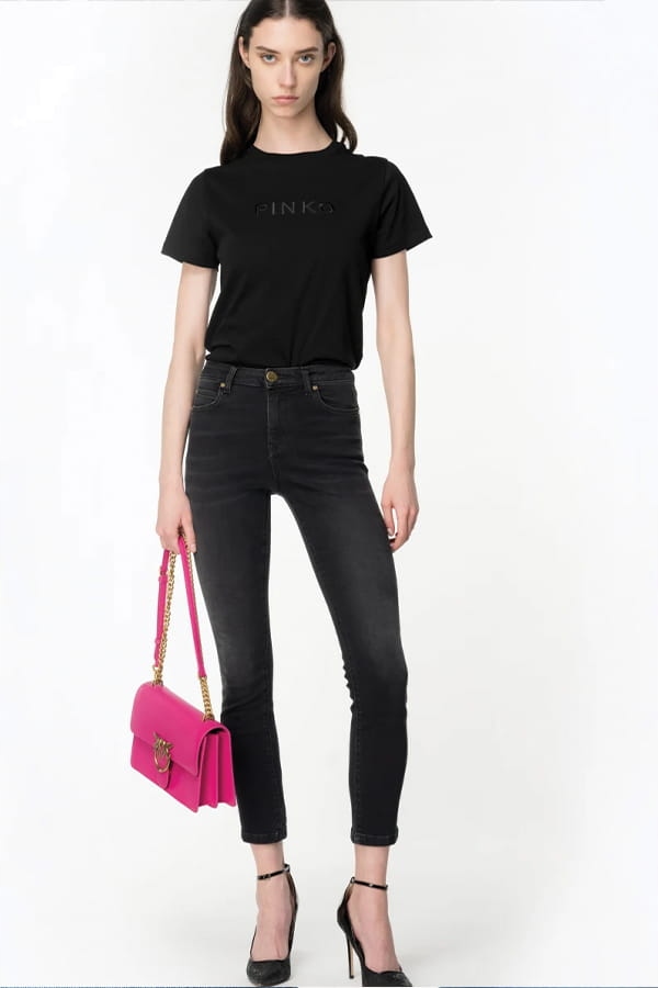 Dámské kalhoty Pinko 100169 A102 Z99 černé Pants: 26