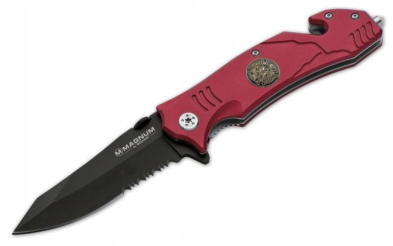 Magnum Boker Fire Fighter 01LL470 nůž záchranářský sbíječ hliníku