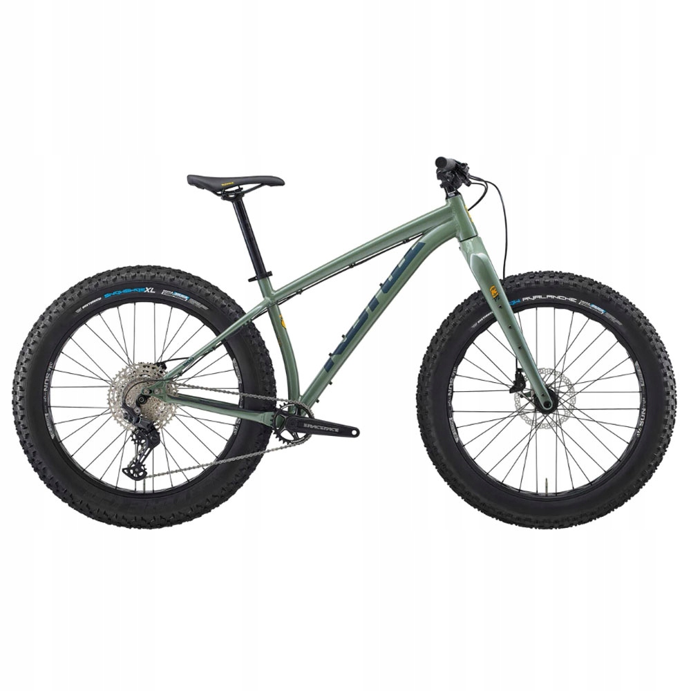 Rower Fatbike Kona Woo Green 26 Rama M/17" Shimano Deore 1x12 RaceFace