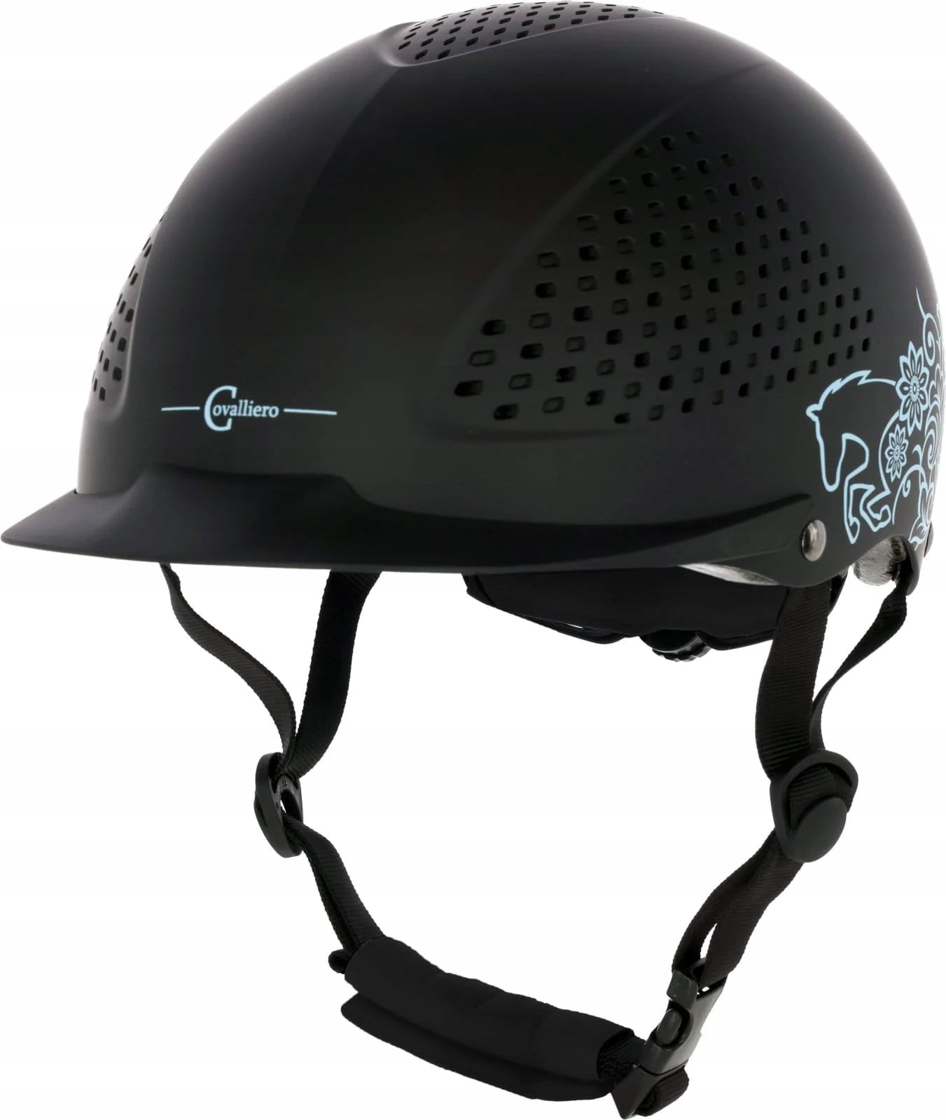 K Kask jeździecki Beauty 2.0, czarny, 52-54 cm, Covalliero