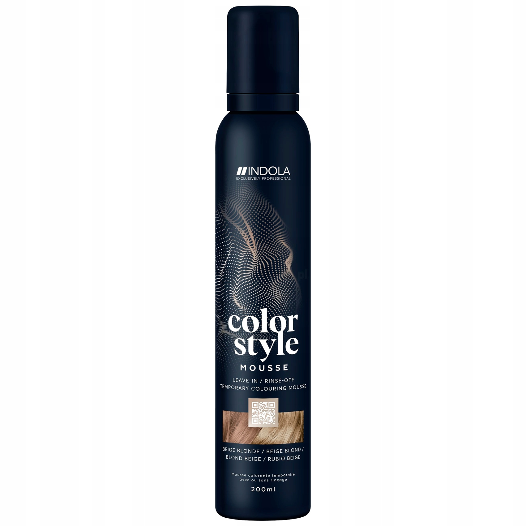 Indola Color Style Beige Blonde barvicí pěna na vlasy 200 ml