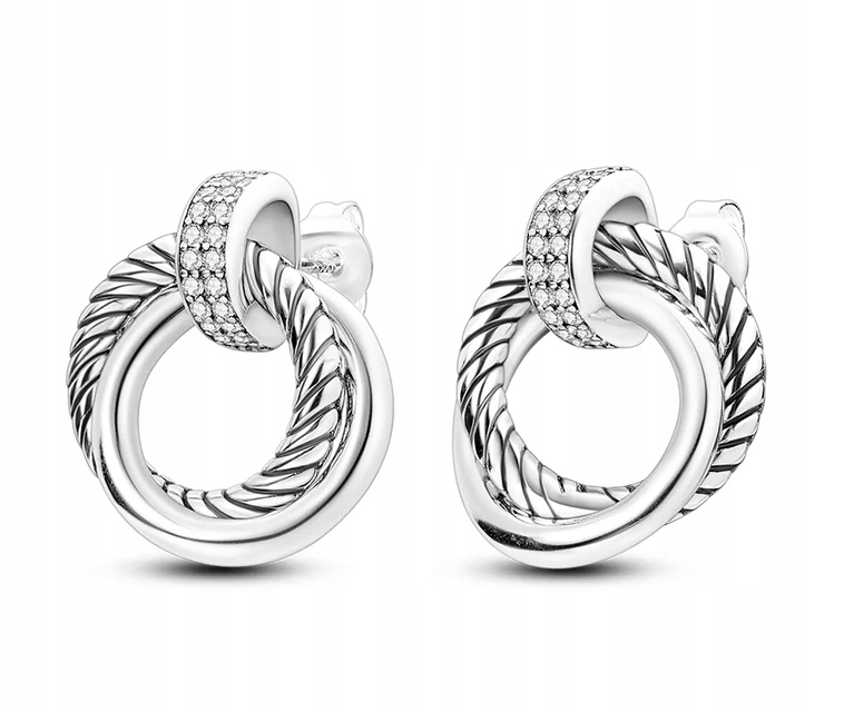 Stříbrné náušnice Ag 925 s zirkony IM0071023ER