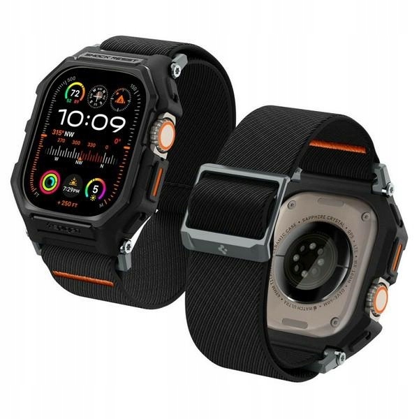 Spigen Lite Fit Pro Apple Watch Ultra 1/2 49 mm černá/matte černá ACS07104