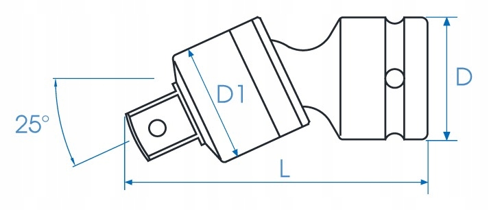 KING TONY Przegub kulisty udarowy klucz 3 4 108mm Producent code 6798P