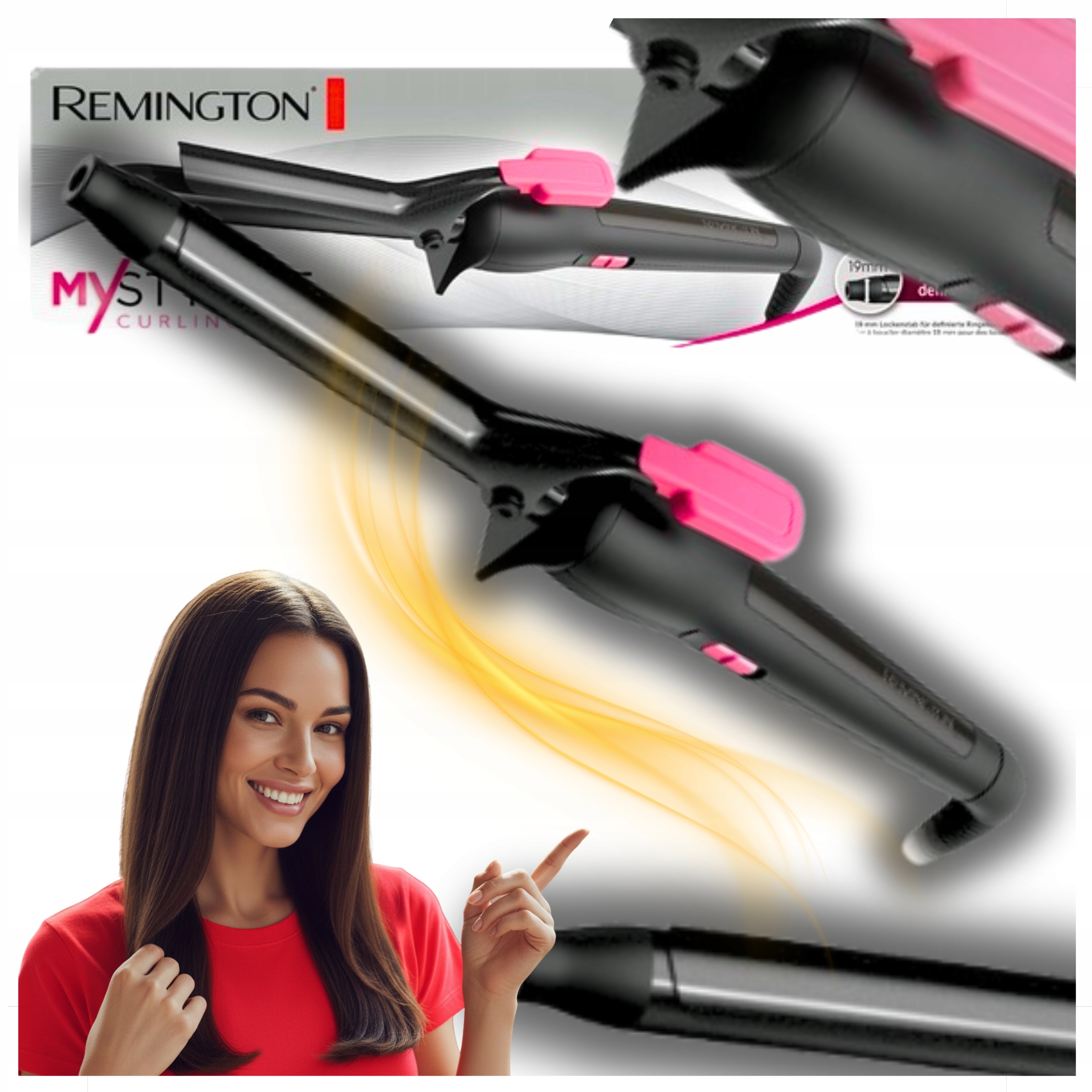 Lokówka Do Włosów Tradycyjna Remington Do Lokowania Dla Kobiet Solidna!