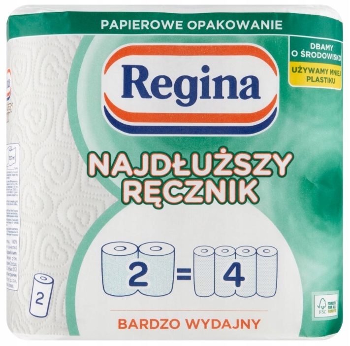 

Regina, Najdłuższy Ręcznik papierowy, 2 rolki