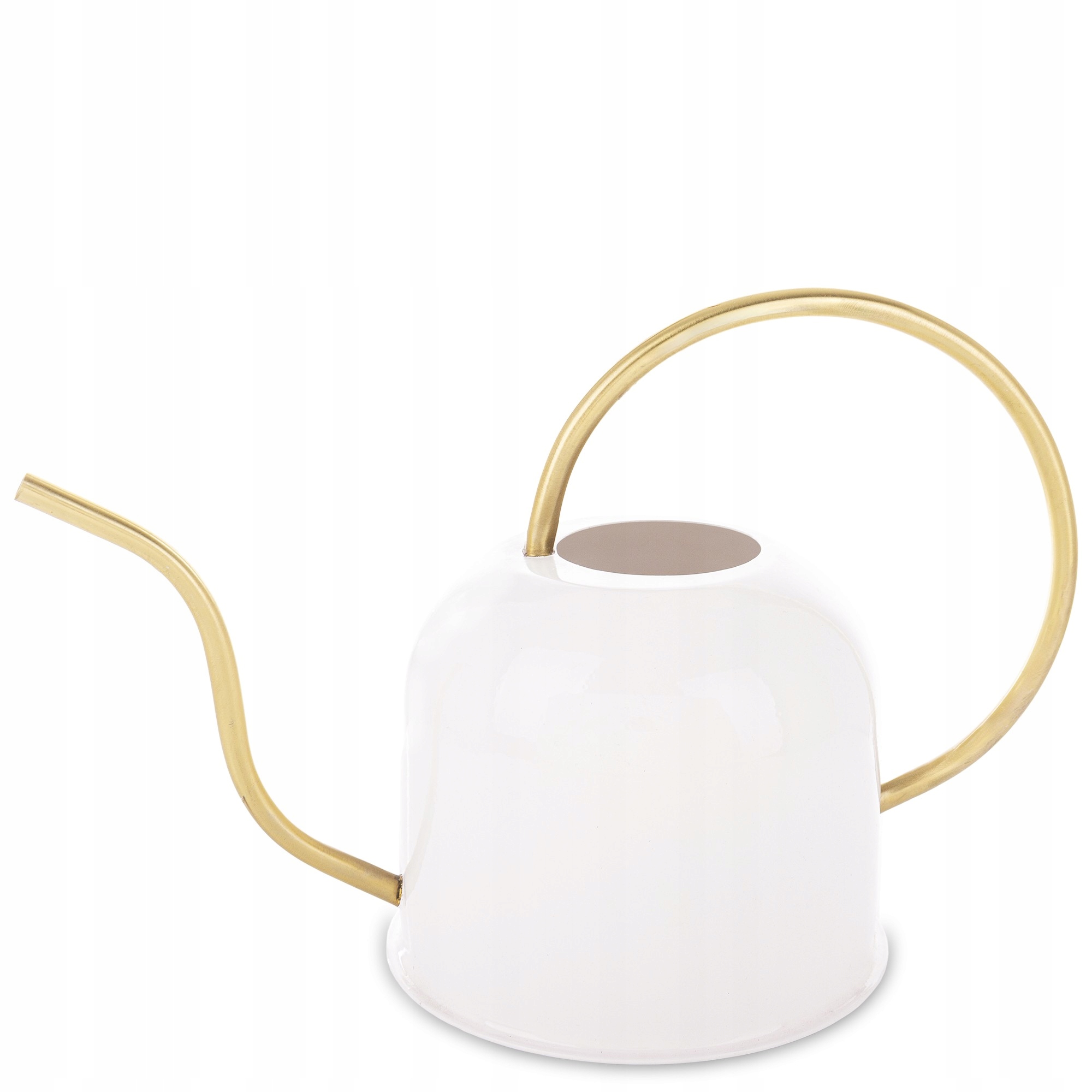 Konev 22 CM Kovová Váza Bílá Na Zalévání Květin Ozdobná Malá