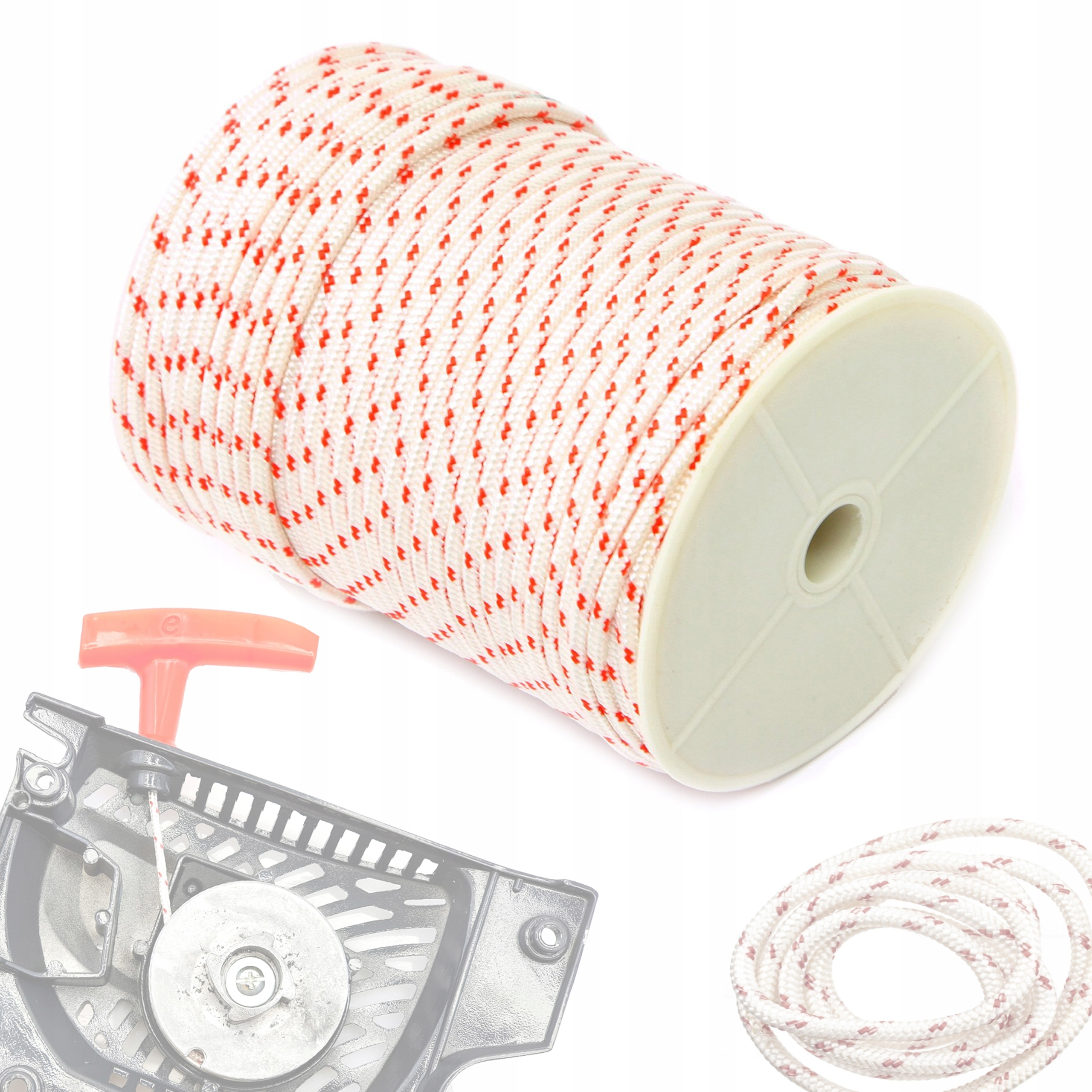 SZNUREK STARTERA 100M/3MM LINKA PLECIONA POLIAMID DO ROZRUSZNIKA