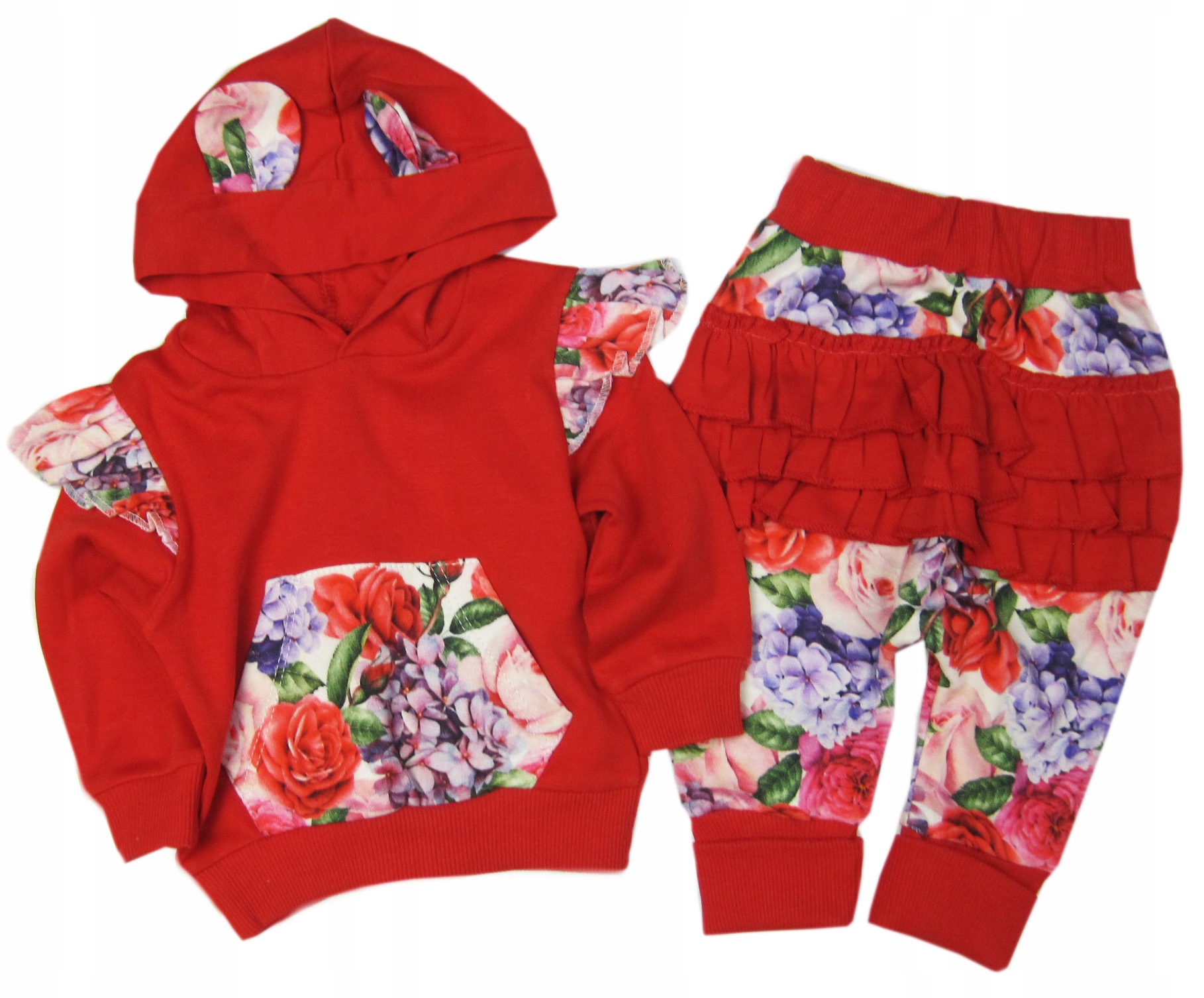 

Bawełniany Komplet Dres Bluza +Spodnie 2-pak * 68
