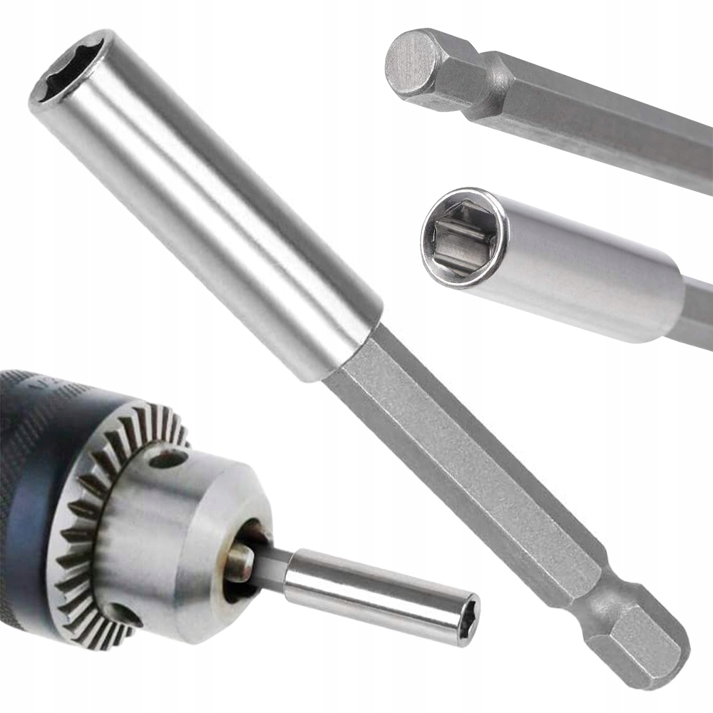 UCHWYT ADAPTER MAGNETYCZNY DO BITÓW WKRĘTÓW WIERTARKI WKRĘTARKI HEX