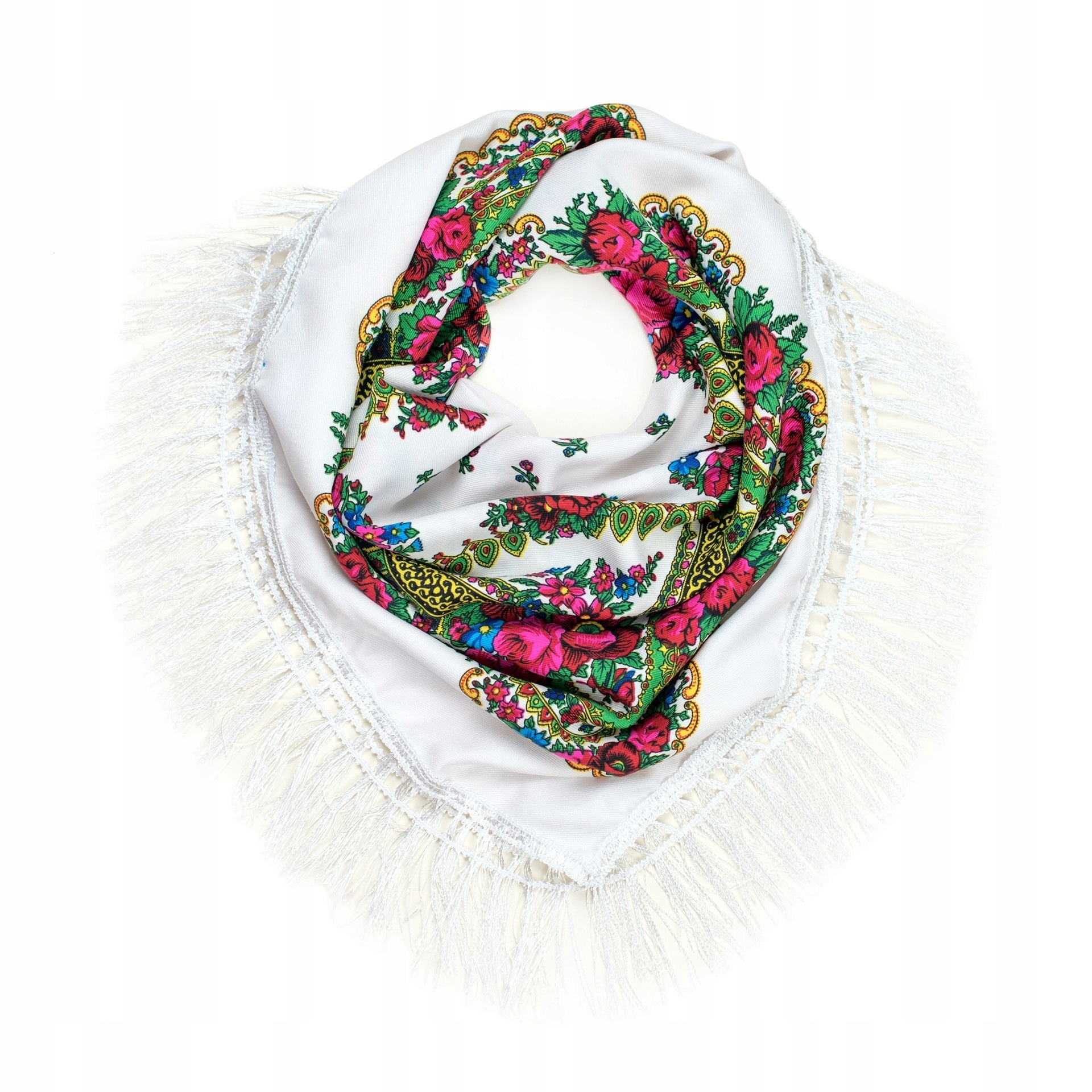 

Chusta Góralska Folkowa Chustka Boho Styl Etniczny