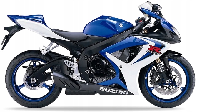 Nálepky Juula Na Suzuki Gsxr 600 2006 Modrá Yky Biela Ybd