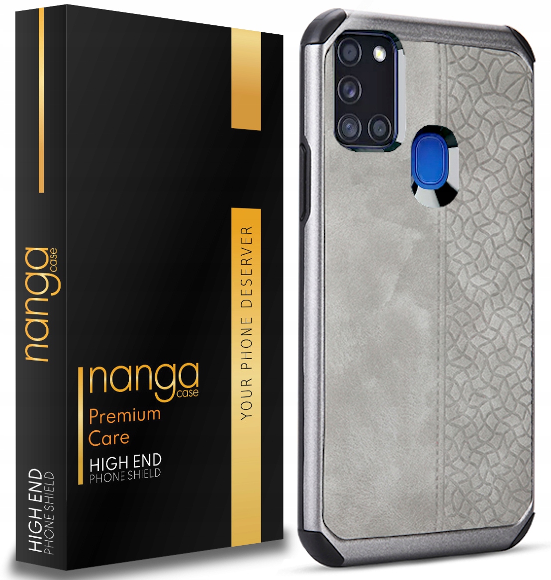 

Etui Ze Skóry Luxurious Do Galaxy A21S Szary