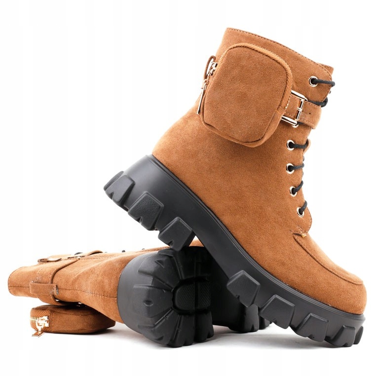 

Botki Damskie Buty Zimowe Trapery Workery