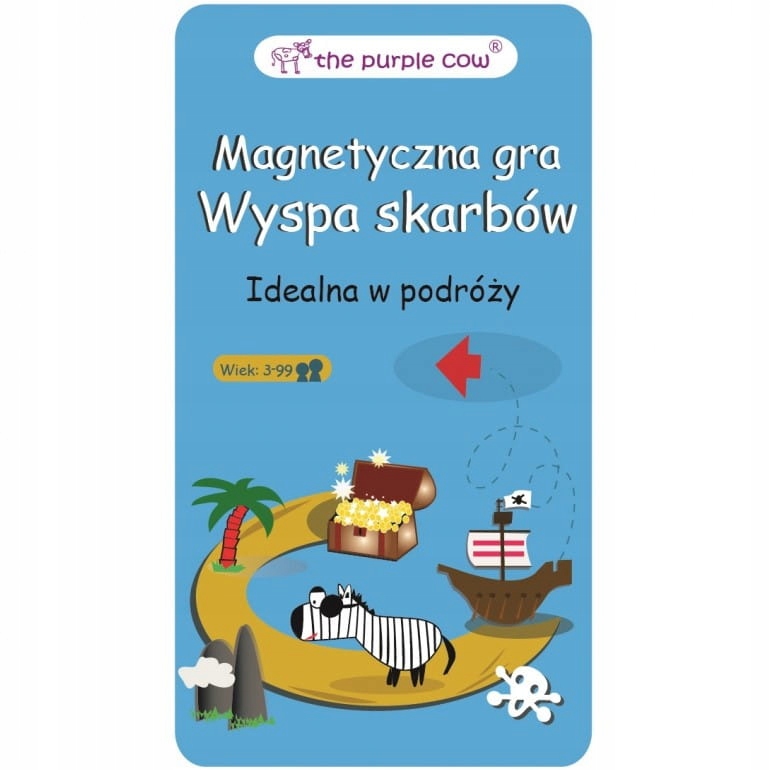 Podróżna Gra Magnetyczna The Purple Cow - Wyspa Skarbów
