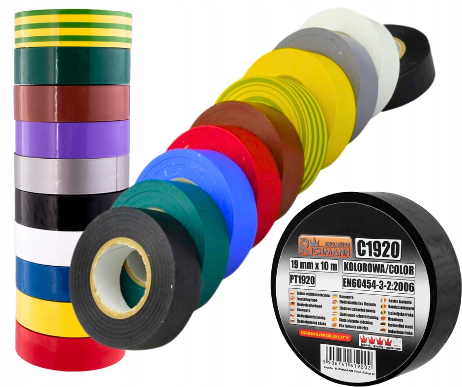 Taśma Izolacyjna Pcv H19 L10M 1920
