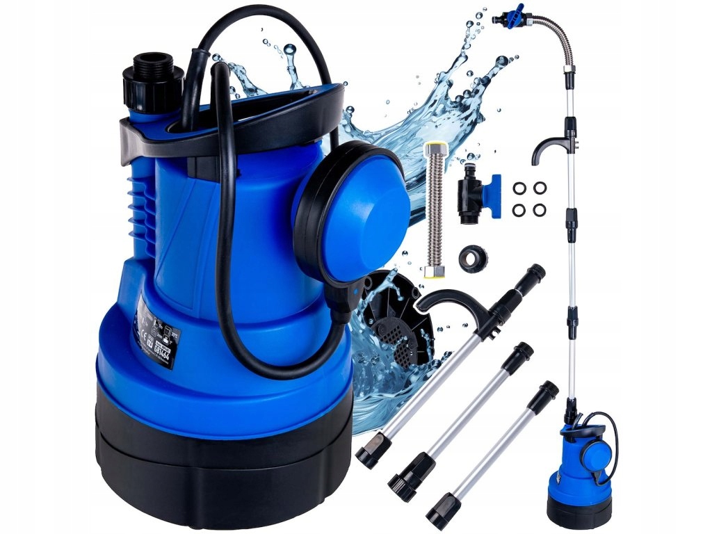 Ponorné plastové čerpadlo do sudu, 400 W, s plovákem G81464