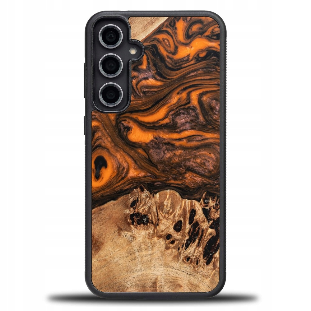Pouzdro Bewood Unikátní pro Samsung Galaxy S23 Fe oranžové