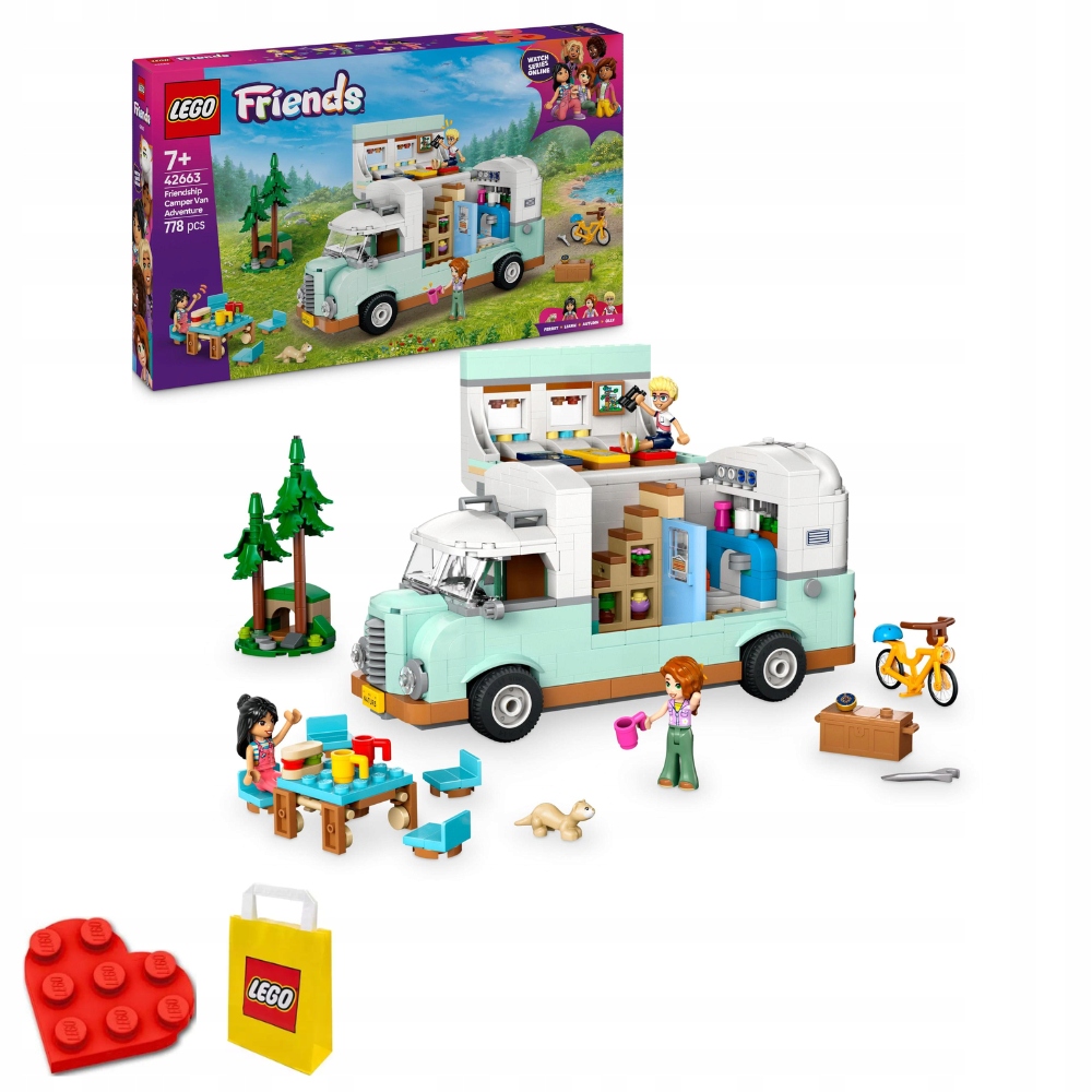 Lego Friends 42663 Dobrodružství v karavanu přátel