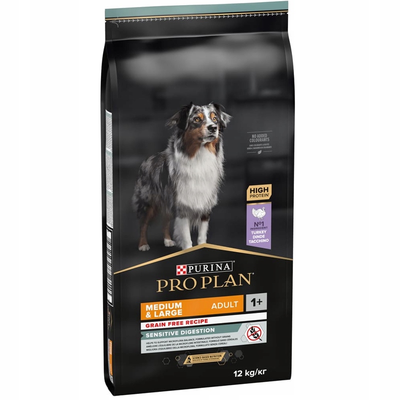 Purina Pro Plan Adult Medium Large Turkey Grain-Free 12kg