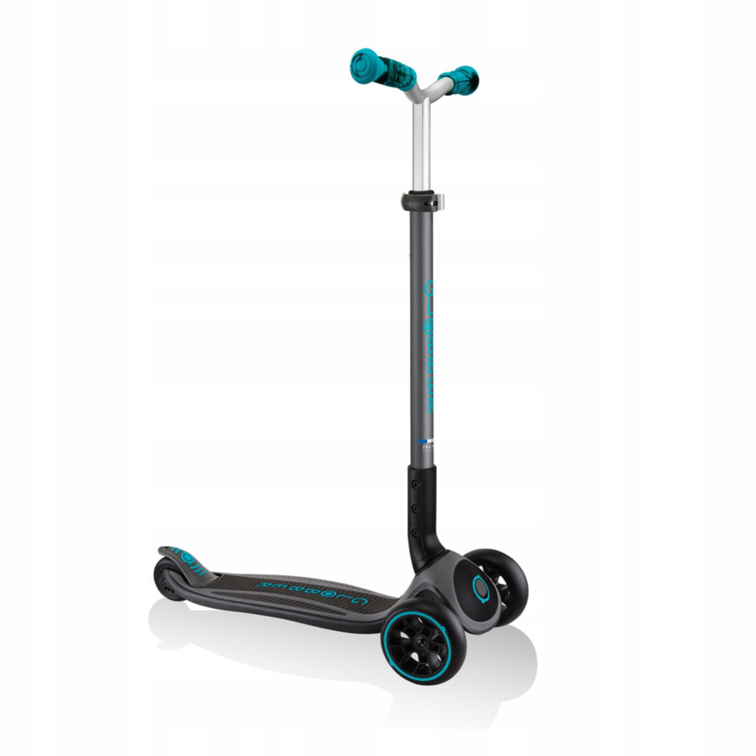 Hulajnoga balansowa dziecięca z regulacją 3 kołowa Globber Master turkusowa