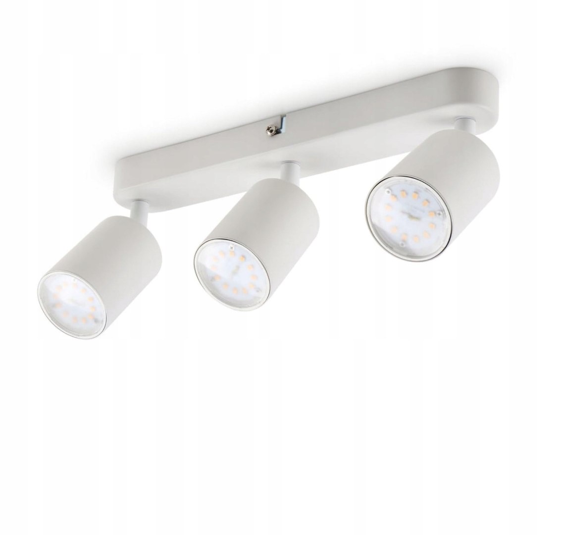Light Led – Stropní svítidlo 3-bodová, otočné a naklápěcí reflektory 30 cm