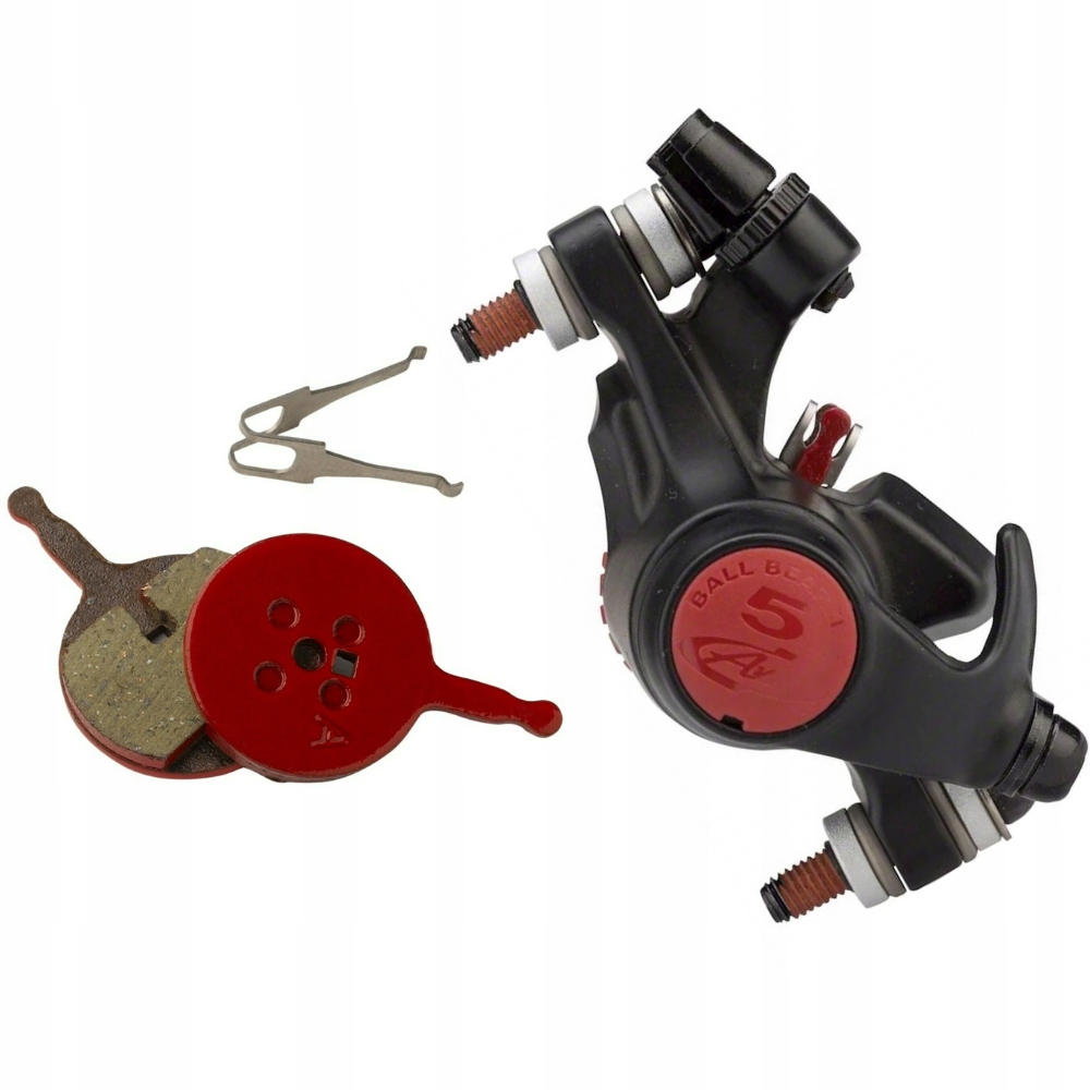 Hamulec tarczowy mechaniczny Avid BB5 czarny + okładziny